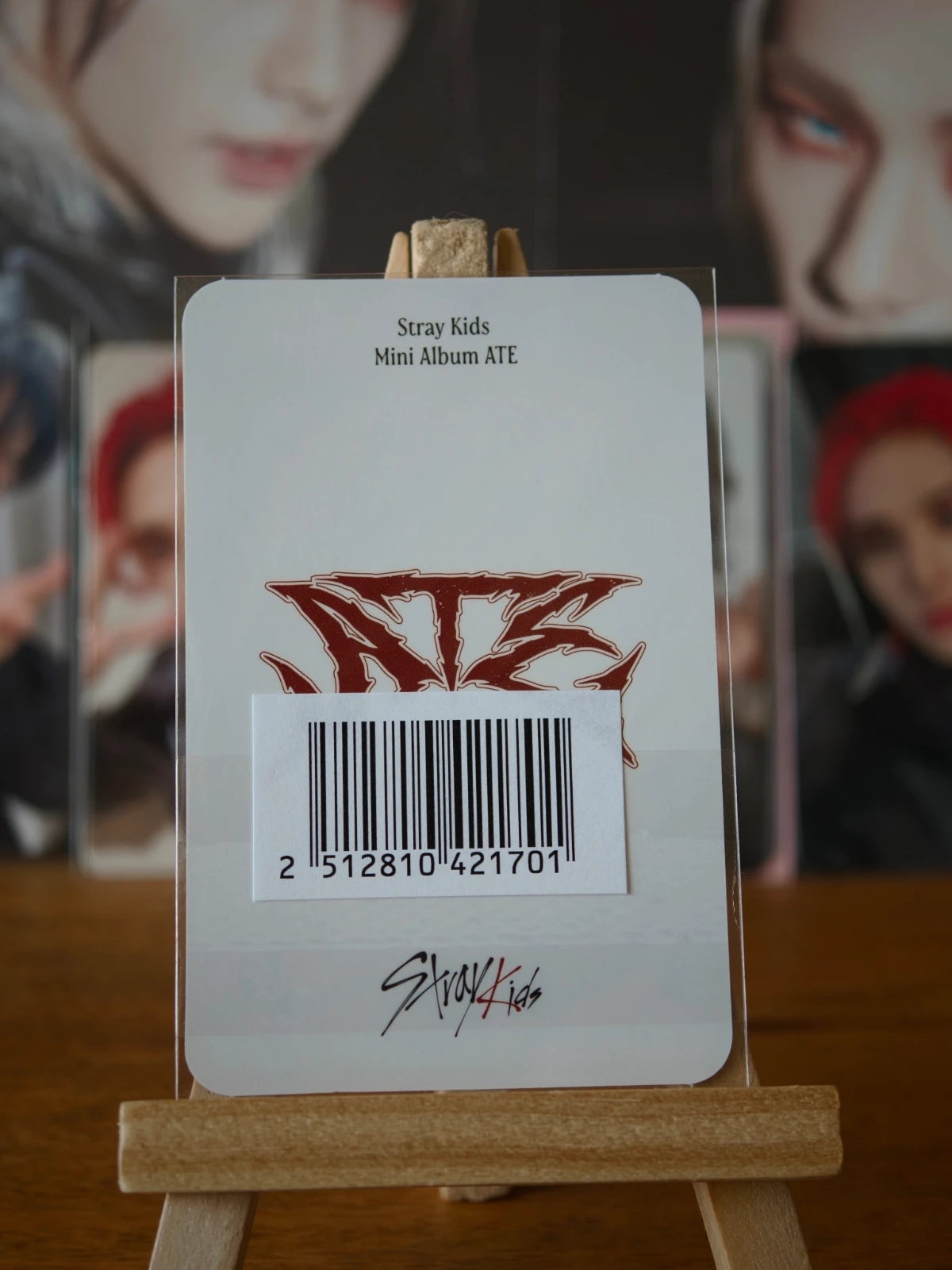 Stray Kids Hyunjin ATE Photocard (YES24 POB) - printed reverse design