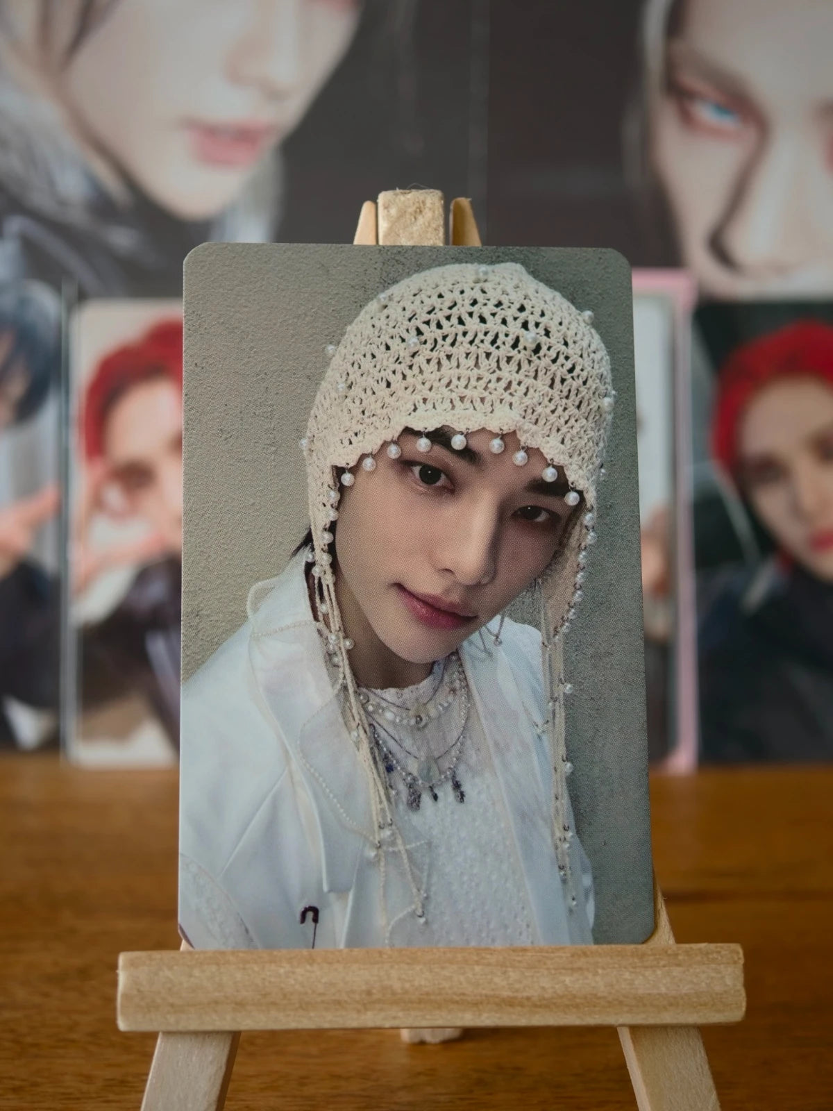 Stray Kids Hyunjin ATE Photocard (Blue Dream Media POB) — front