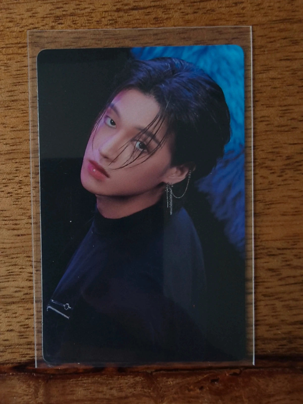 ATEEZ Wooyoung THE WORLD EP.FIN : WILL Photocard, front of photocard