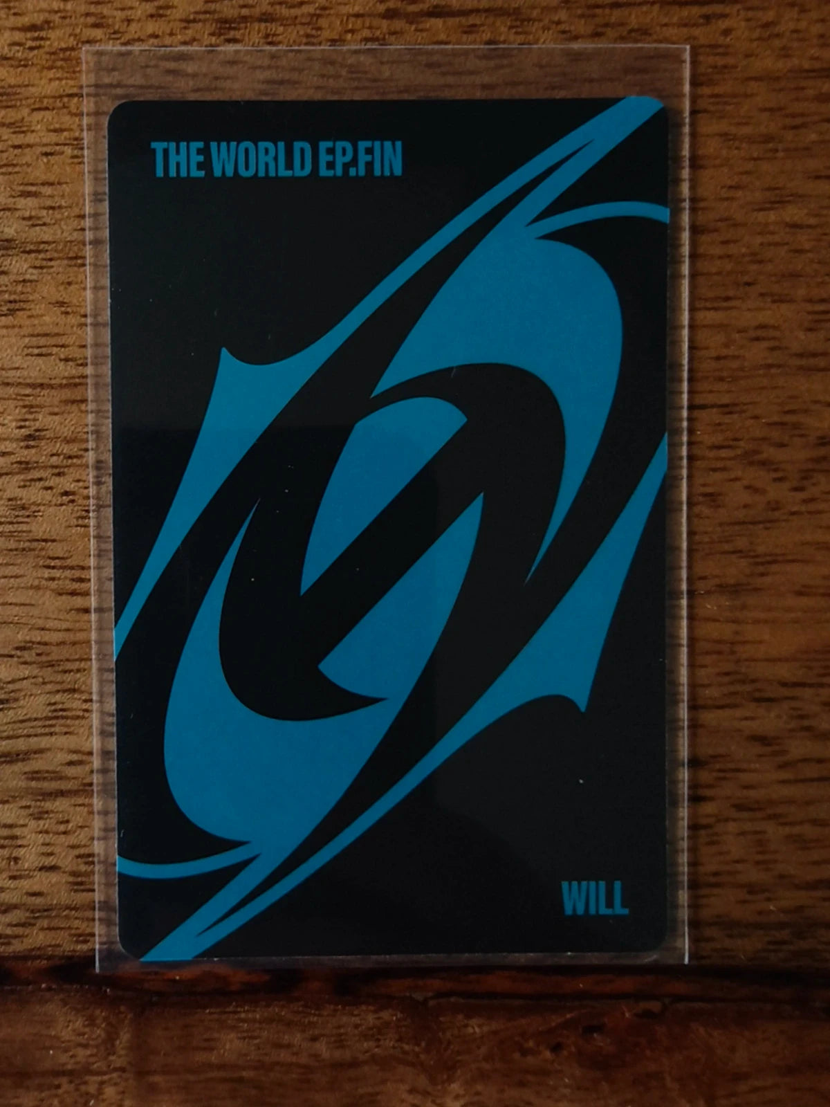 ATEEZ Wooyoung THE WORLD EP.FIN : WILL Photocard, additional view of photocard