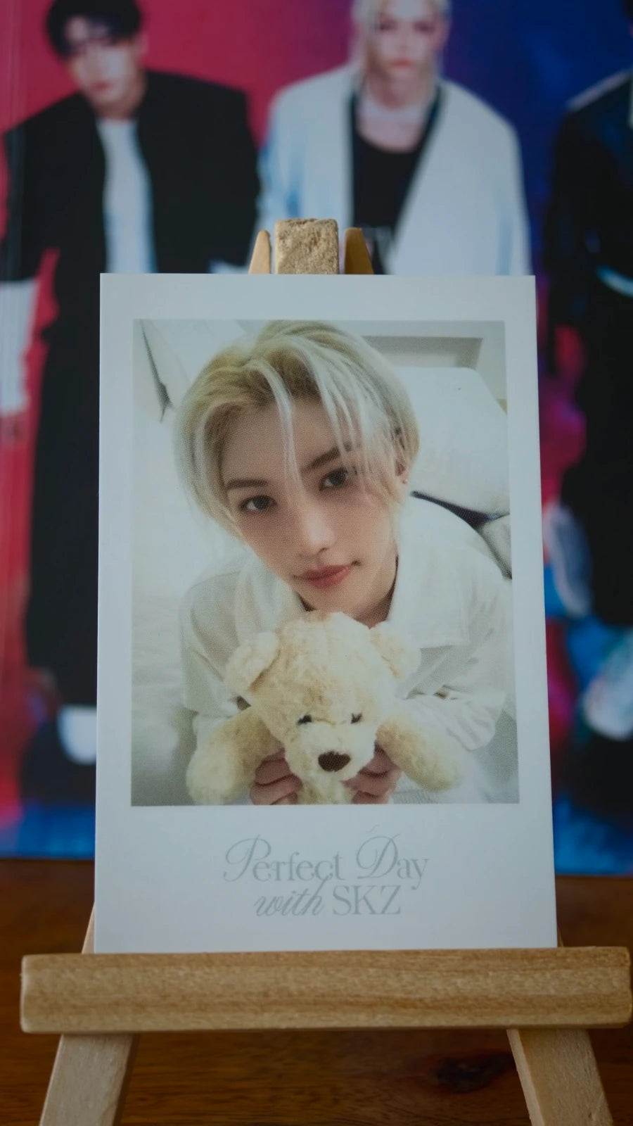 Stray Kids Felix Perfect Day with SKZ Photocard (Polaroid Photocard) — front view
