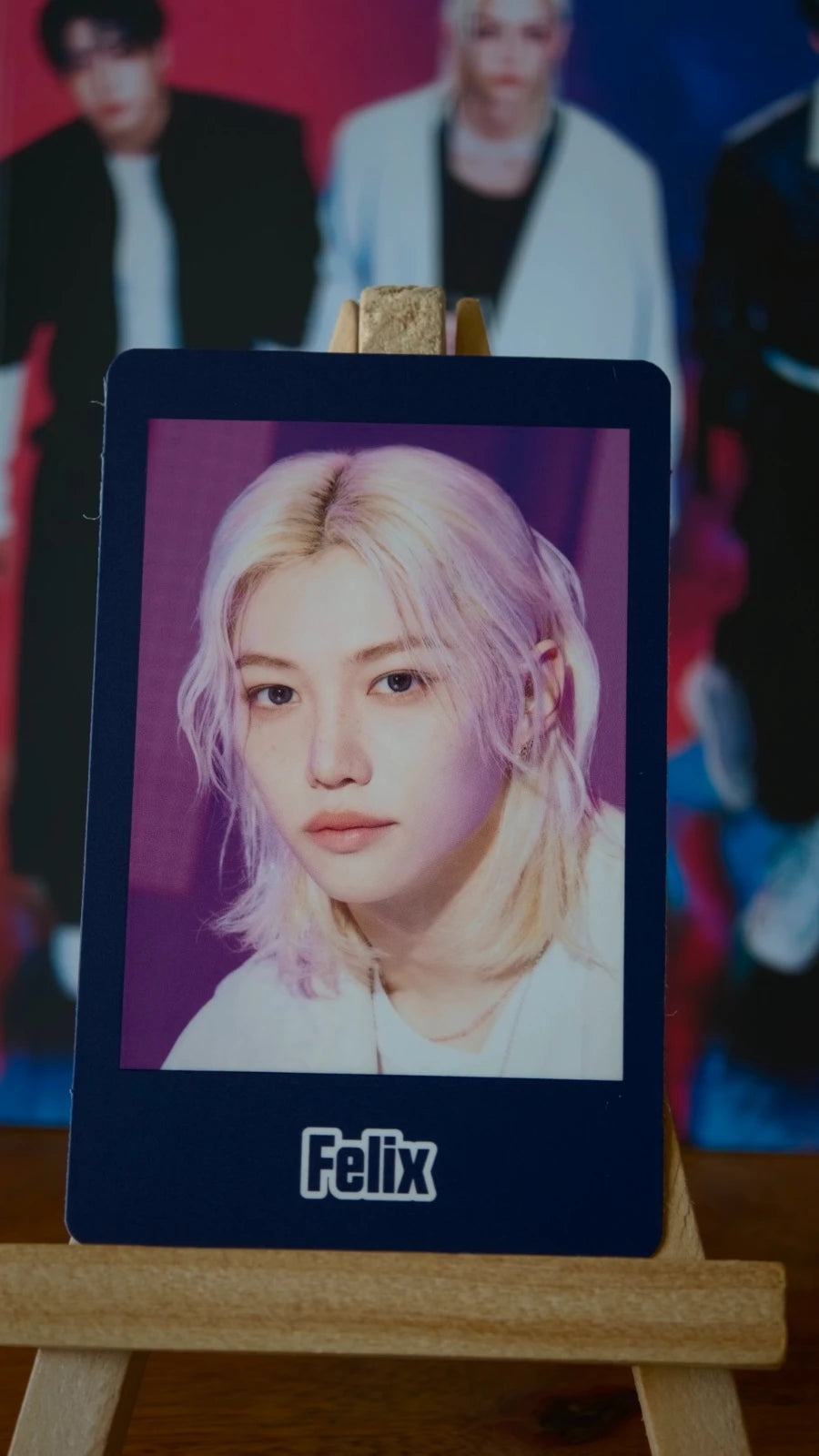 Stray Kids Felix JYP JAPAN POPUP STORE 2024 Photocard (Merchandise Photocard Set) — front view