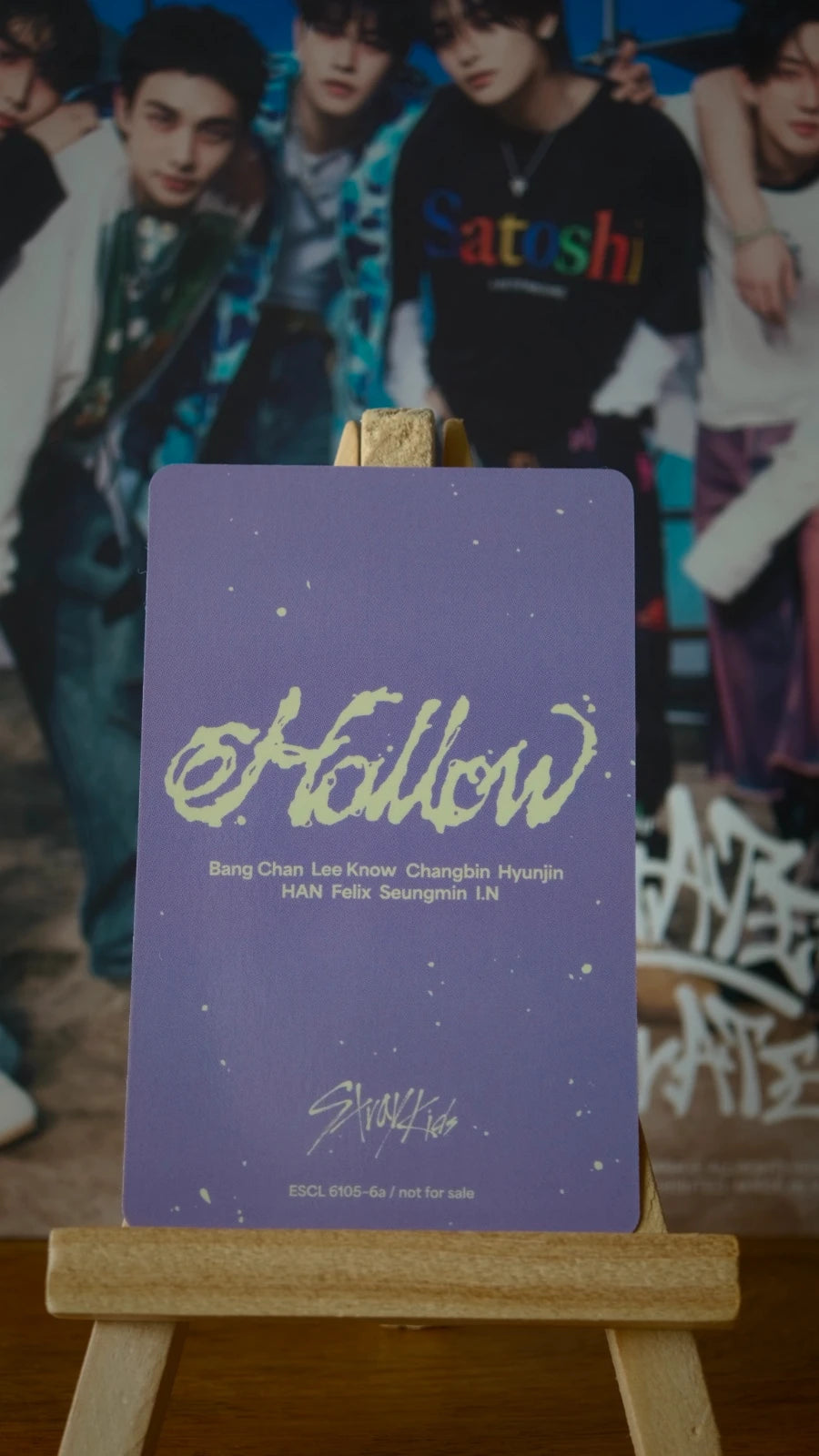 Stray Kids I.N Hollow Photocard (Limited B) — reverse