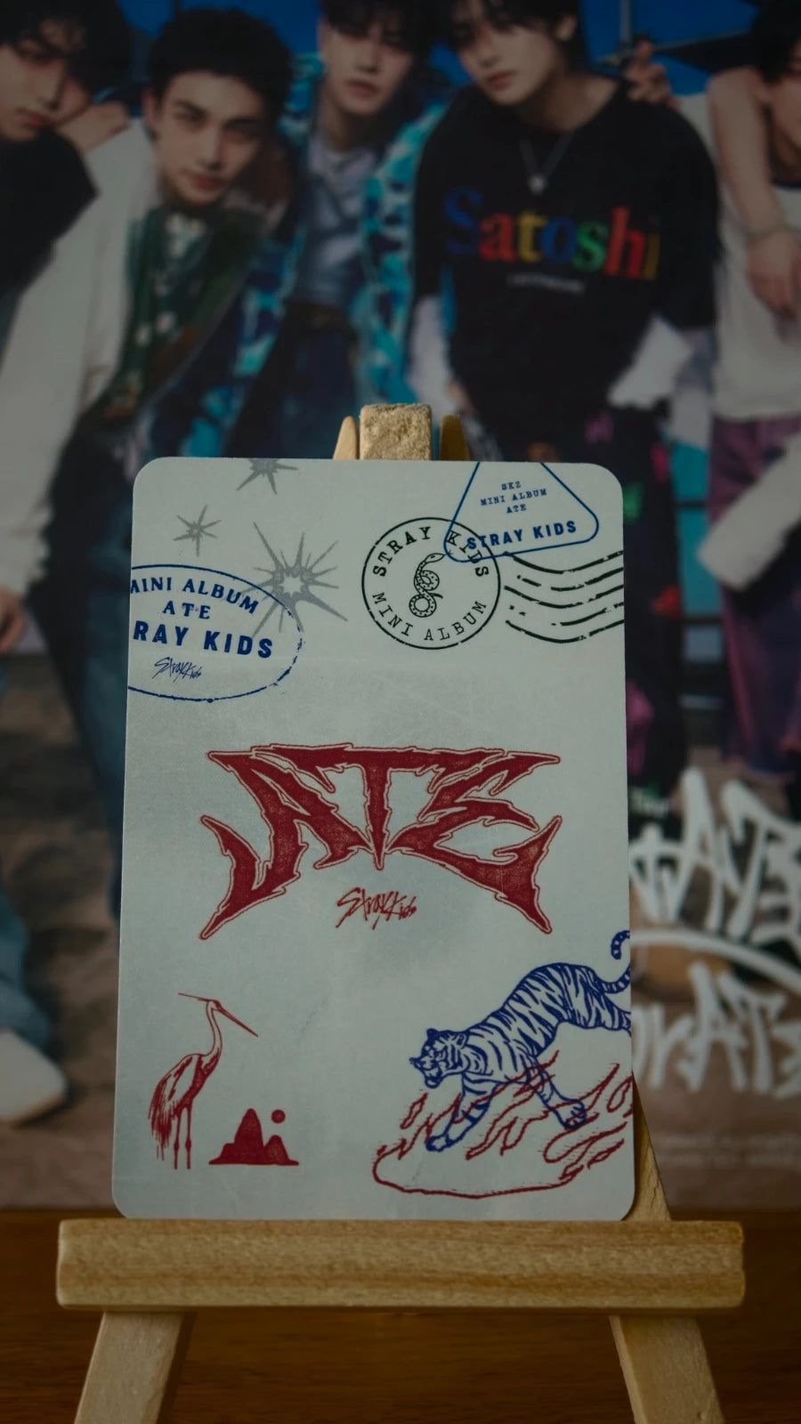 Stray Kids I.N ATE Photocard (Letter POB) — reverse
