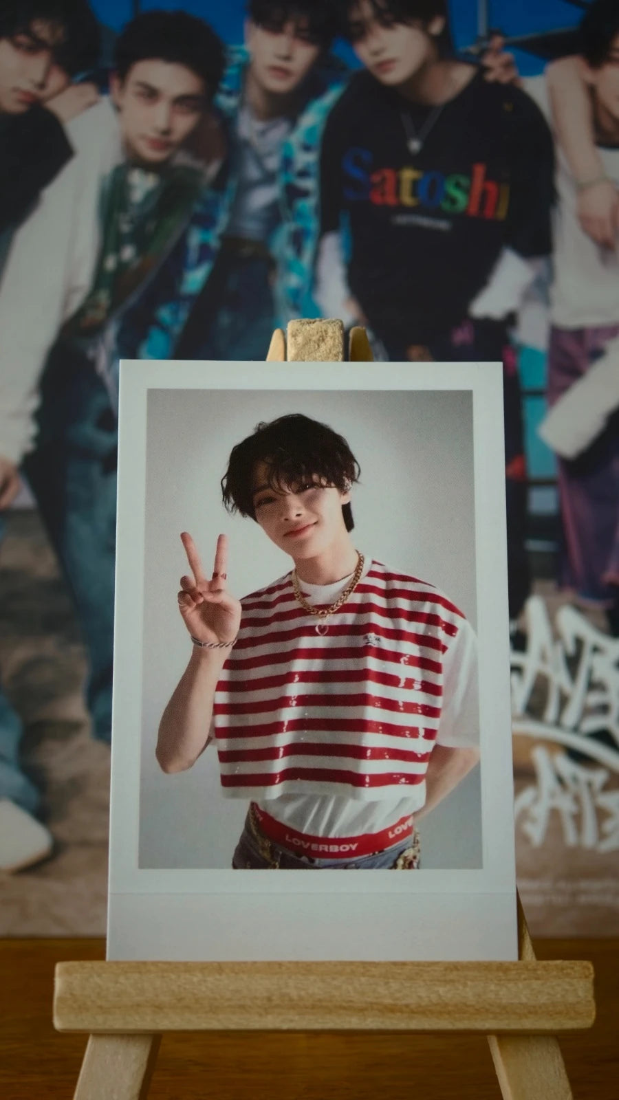Stray Kids I.N MAXIDENT Photocard (Album Polaroid-style) — front