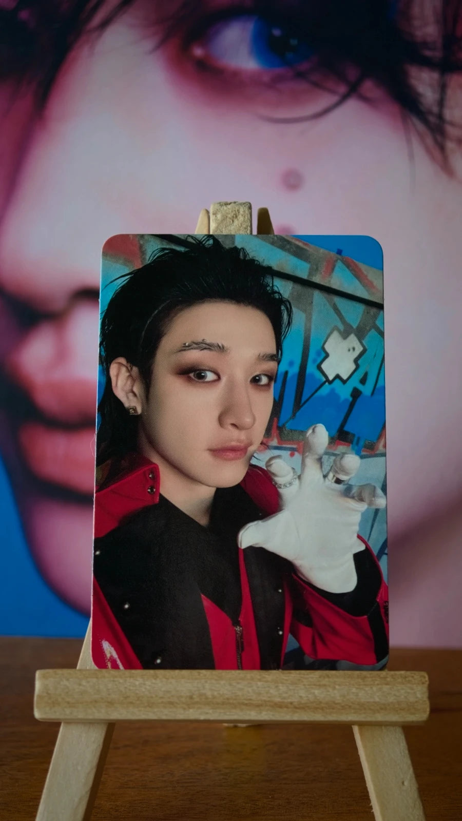 Stray Kids Bang Chan KARMA Photocard (Accordion Ver.) — front