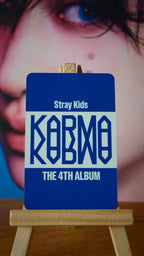 Stray Kids Bang Chan KARMA Photocard (Accordion Ver.) — reverse