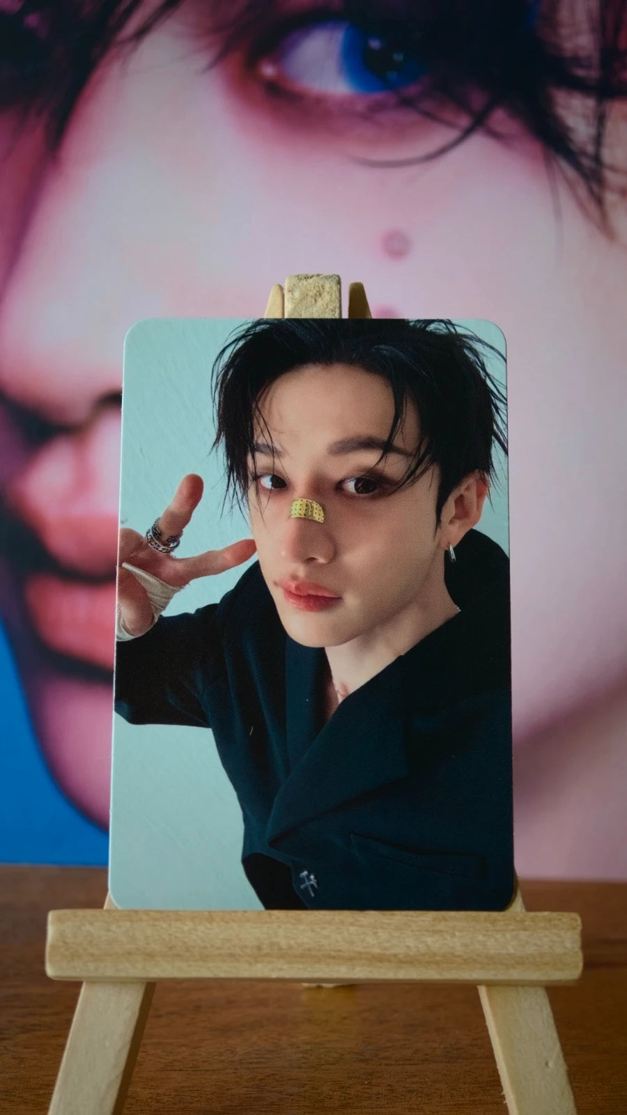 Stray Kids Bang Chan KARMA Photocard (Accordion POB) — front