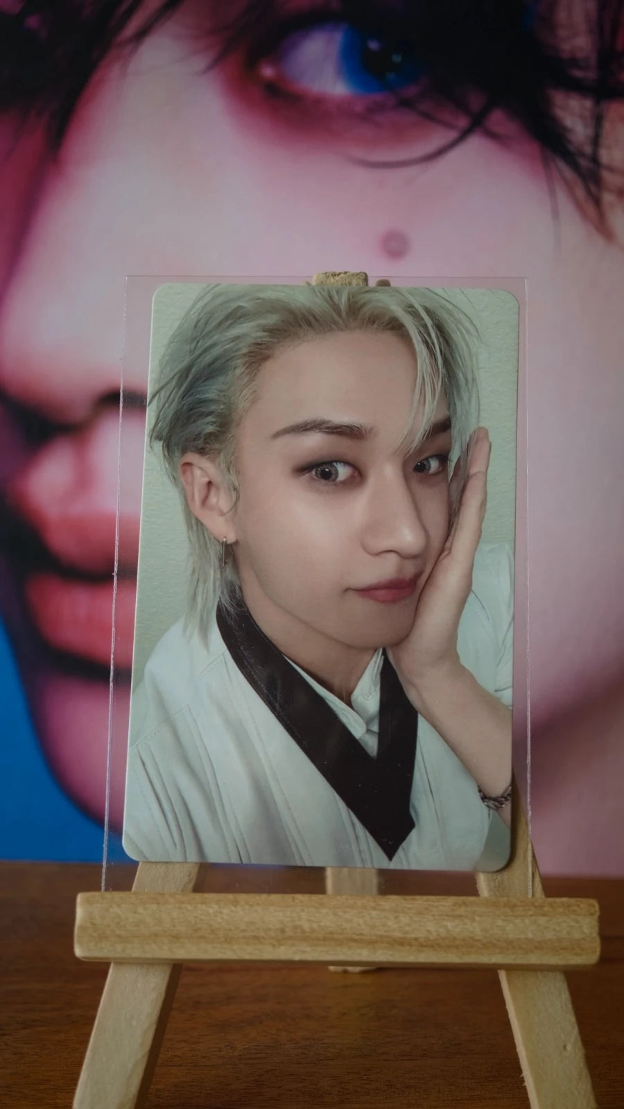 Stray Kids Bang Chan KARMA Photocard (KMStation Round 2 Benefit) — front