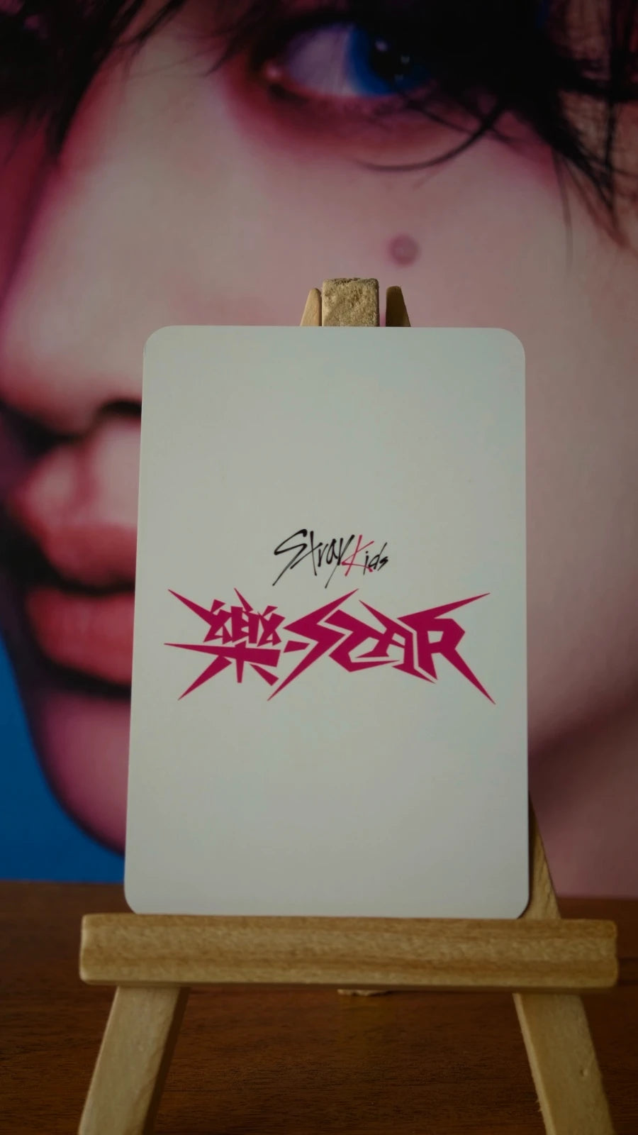 Stray Kids Bang Chan ROCK-STAR Photocard (YES24 Pre-order Benefit) — reverse design