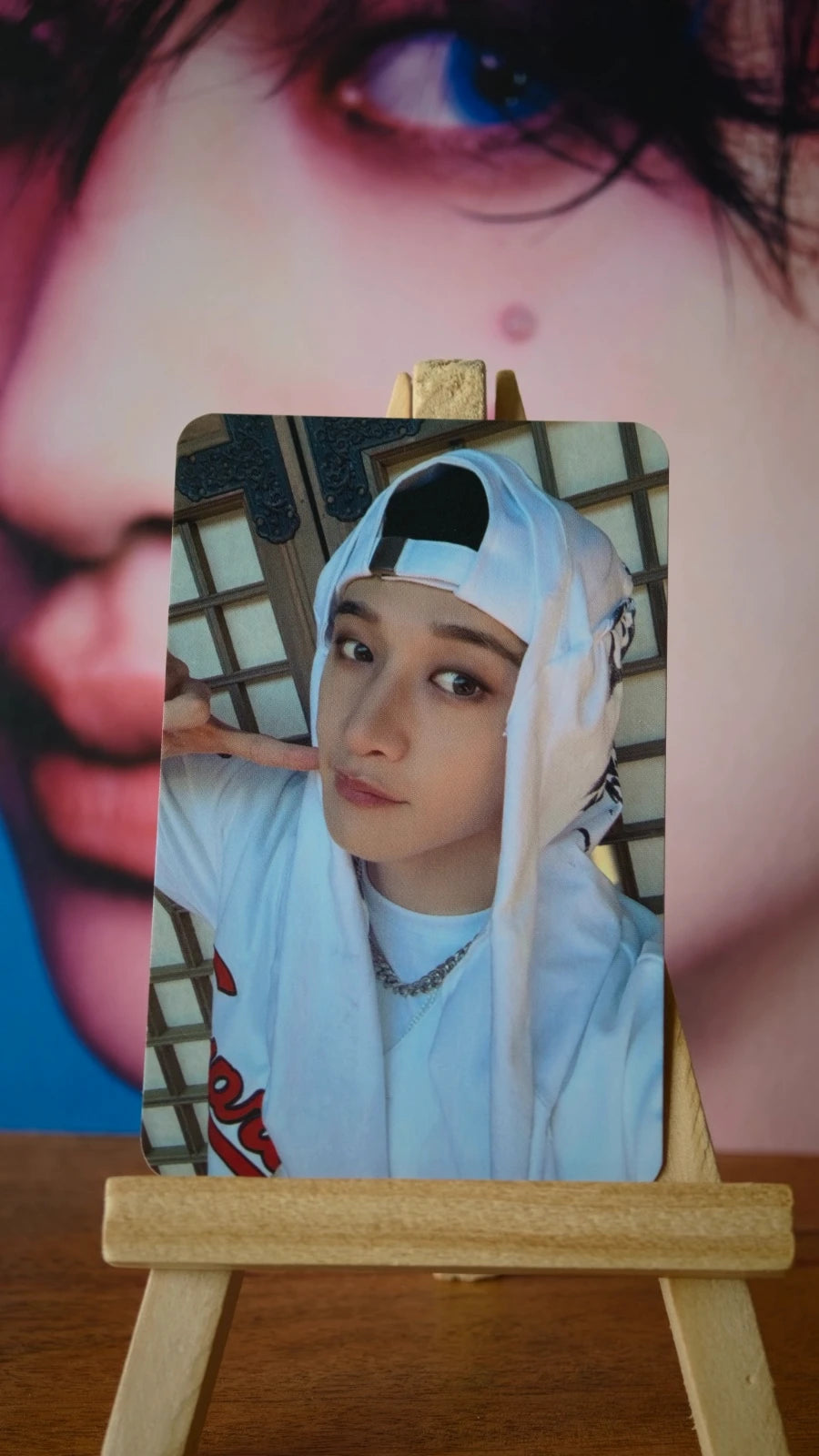 Stray Kids Bang Chan HOP Photocard (Blue Dream Media POB) — front