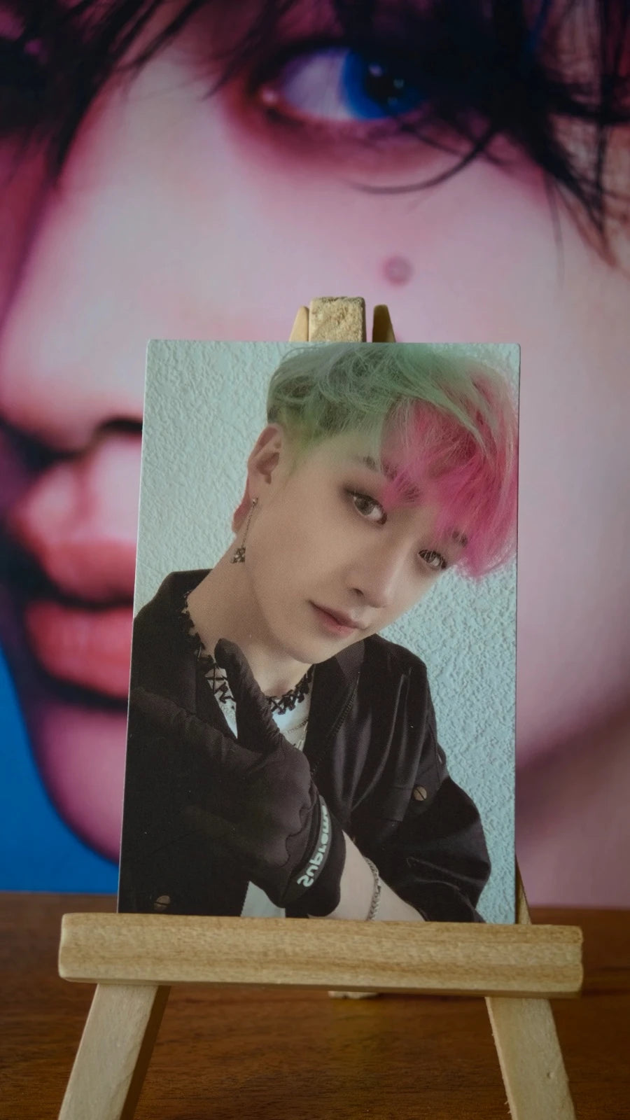 Stray Kids Bang Chan GO LIVE Photocard (Concept A Design) — front