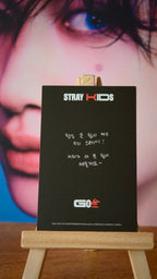 Stray Kids Bang Chan GO LIVE Photocard (Concept A Design) — reverse