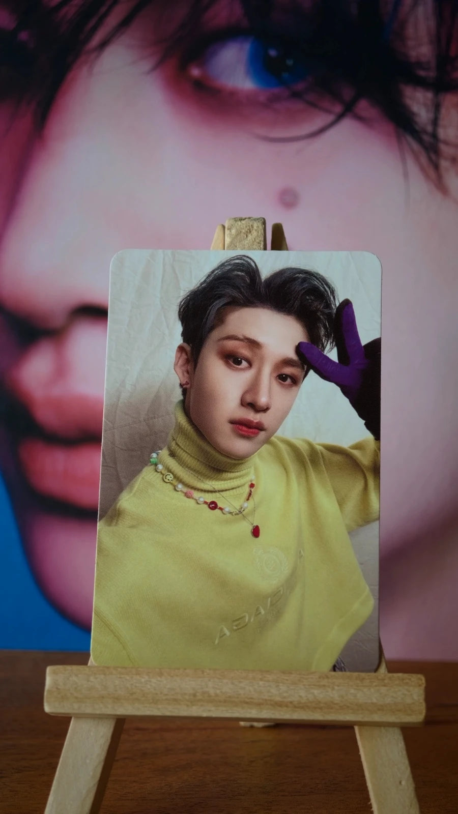 Stray Kids Bang Chan ODDINARY Photocard (Mask Off Design) — front