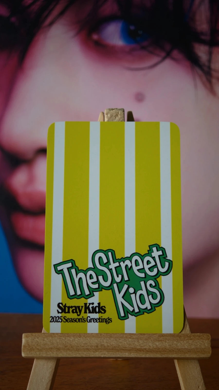 Stray Kids Bang Chan The Street Kids Photocard (Pre-order Benefit) — reverse design