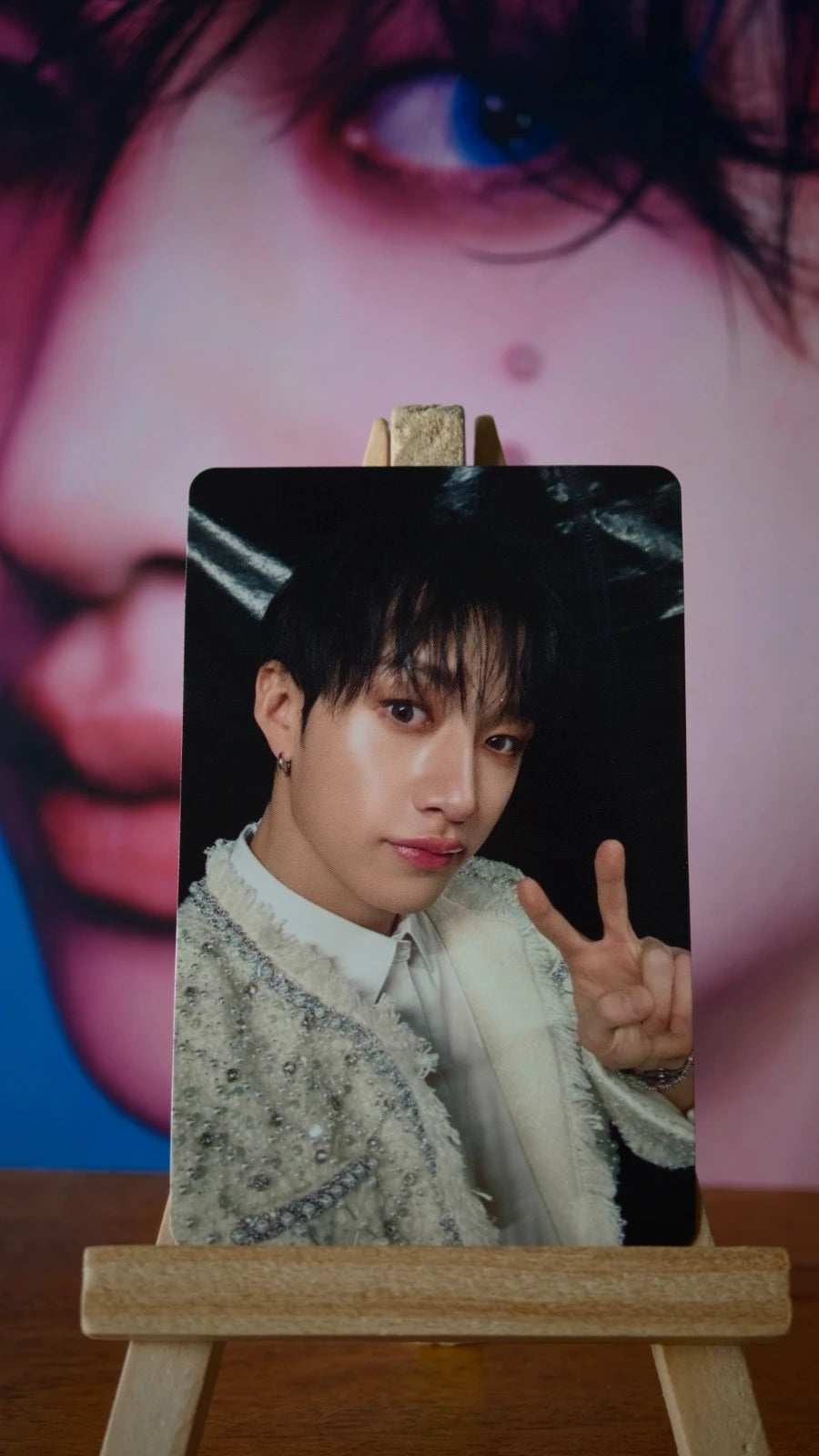 Stray Kids Bang Chan SKZ TOY WORLD Photocard (Limited Blu-ray) — front
