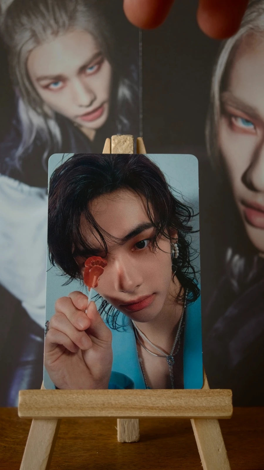 Stray Kids Hyunjin GIANT Photocard (Standard Ver.) — front