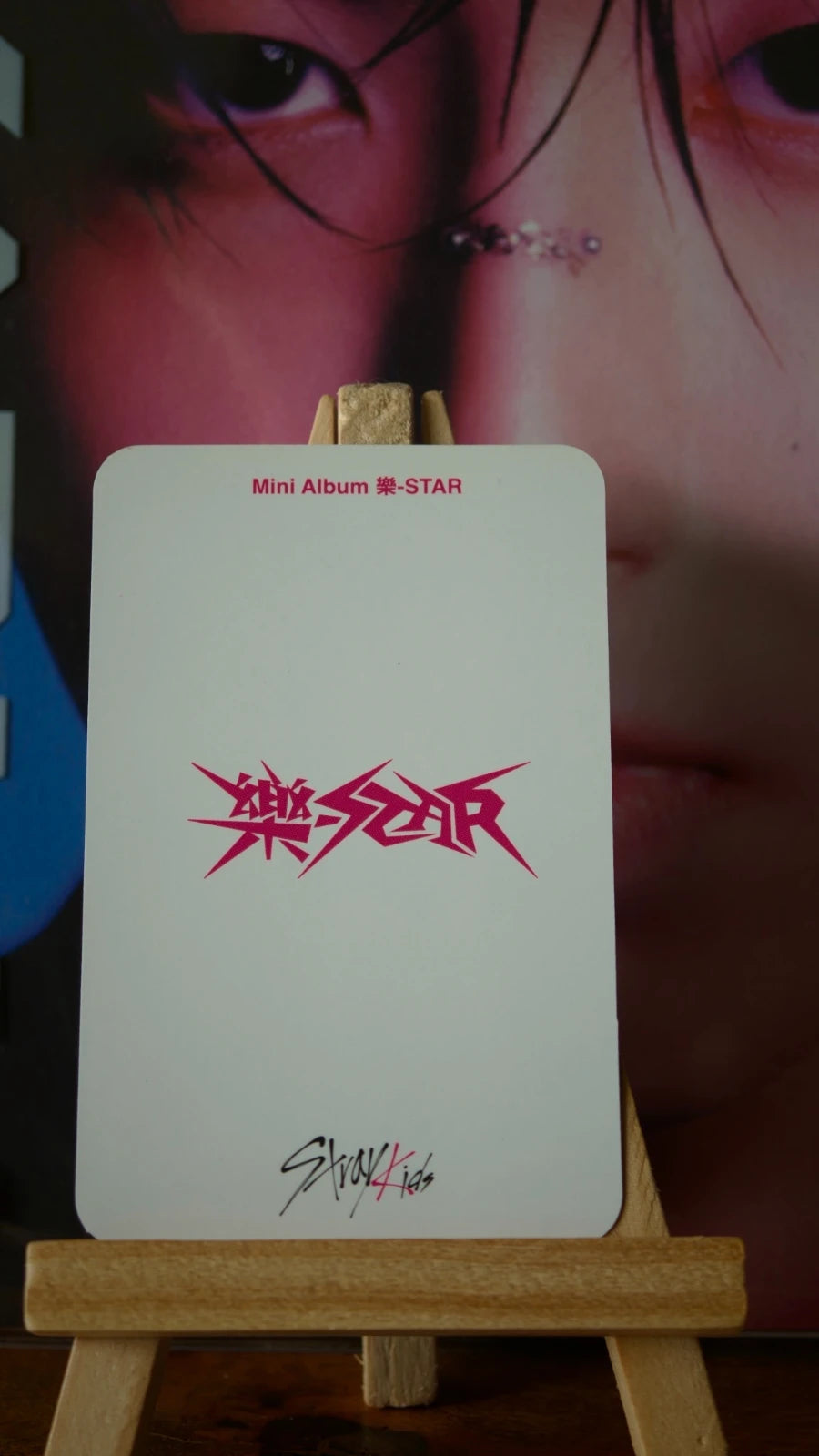 Stray Kids Han ROCK-STAR Photocard (JYP SHOP POB) — reverse