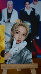 Stray Kids Felix PILOT : FOR ★★★★★ Photocard (Online Benefit, Design B) — front