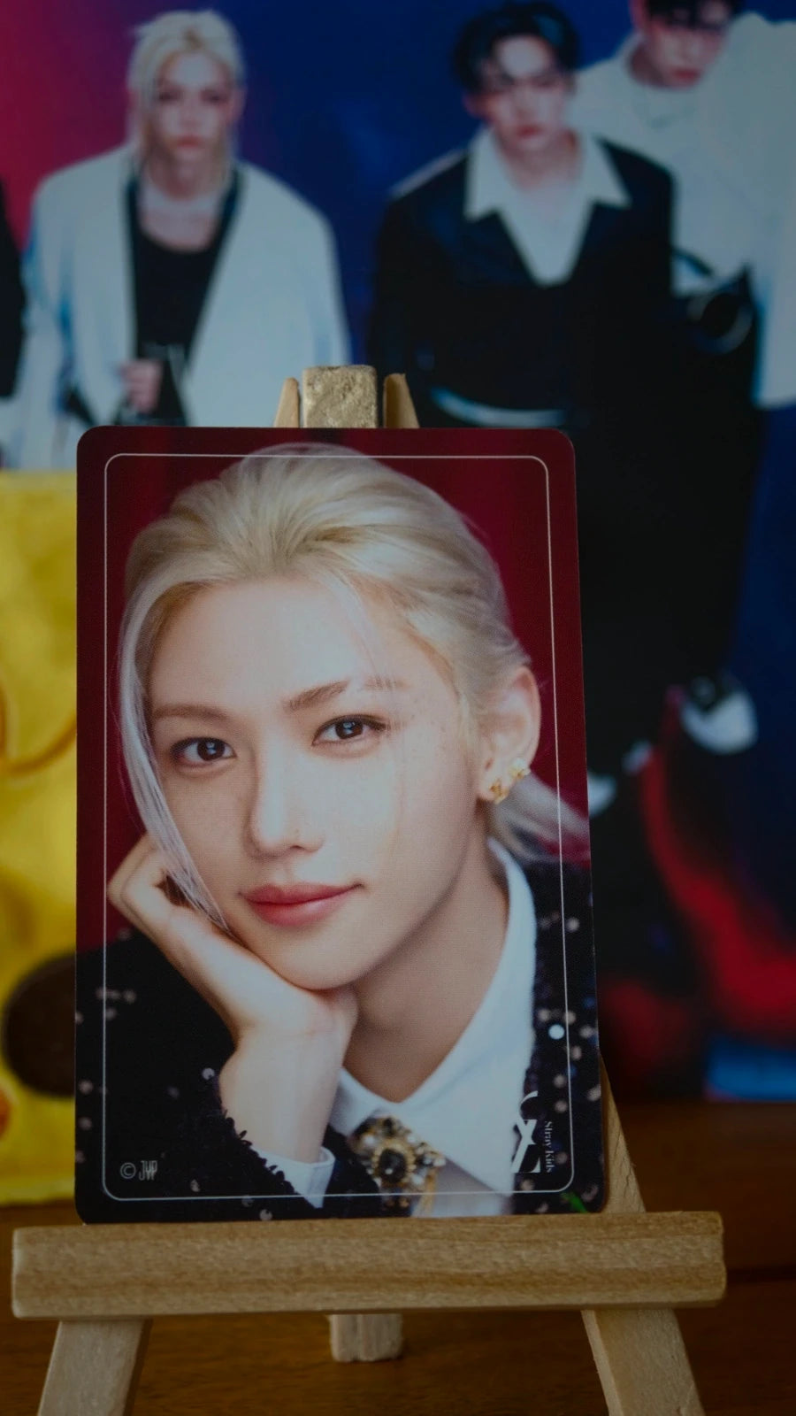 Stray Kids Felix XMAS POPUP STORE 2024 Photocard (Merchandise Photocard Set - Double-sided) — front portrait