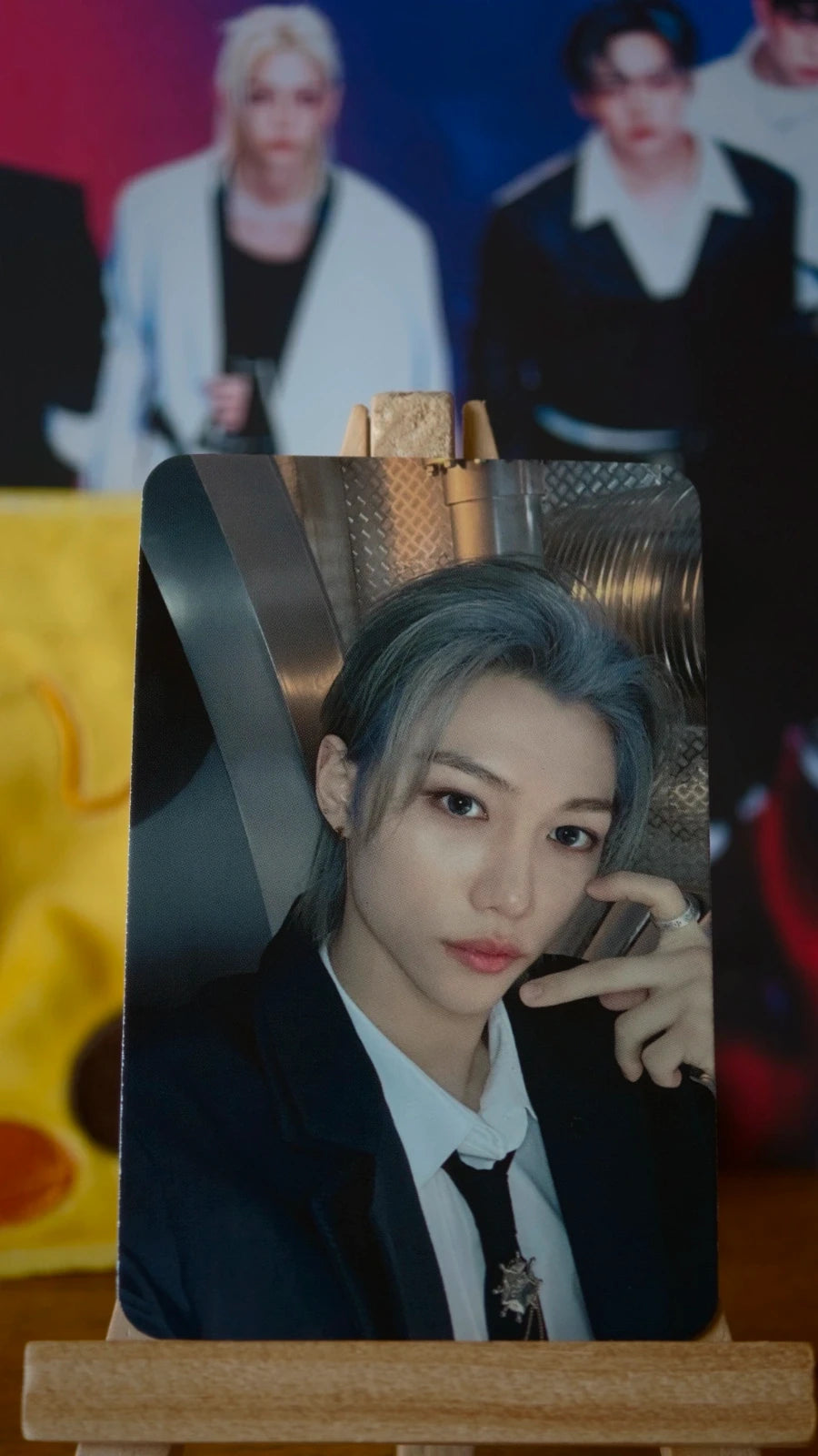 Stray Kids Felix 5-STAR Photocard (Music Korea POB) — front