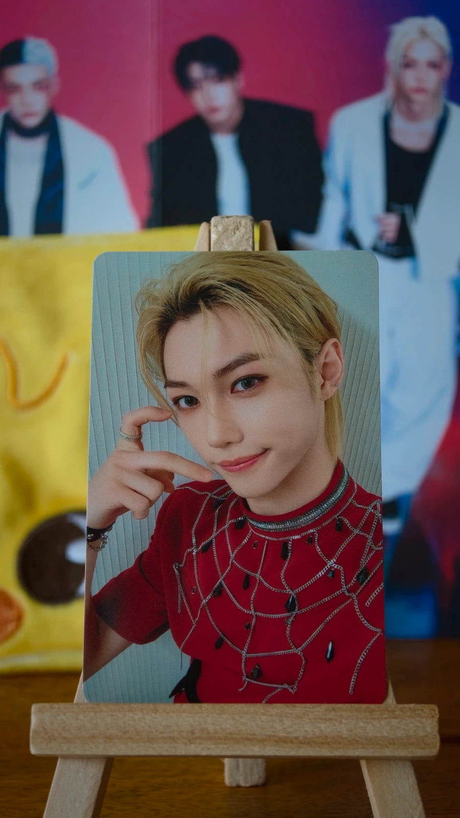 Stray Kids Felix MANIAC ENCORE in Japan Photocard (Blu-ray) — front