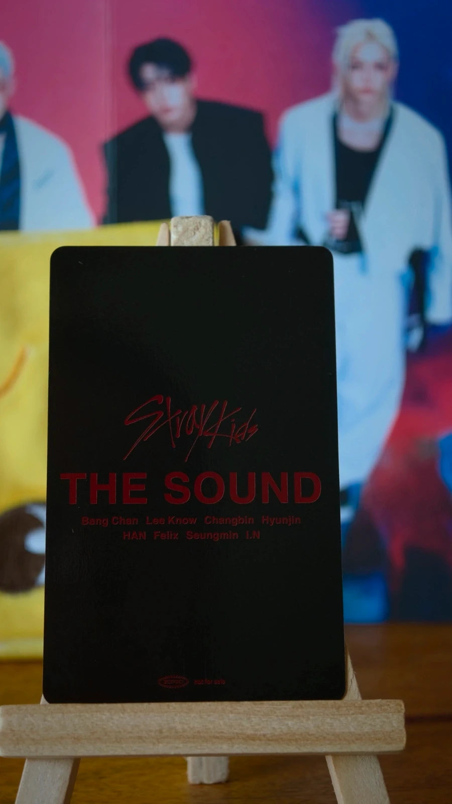 Stray Kids Felix THE SOUND Photocard (MANIAC ENCORE Saitama, 12 February 2023) — reverse