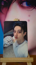 Stray Kids Bang Chan KARMA Photocard (Hooray Double-sided) — portrait side
