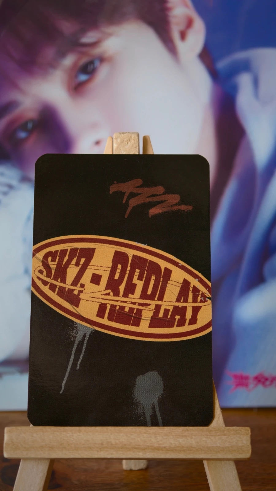 Stray Kids Lee Know SKZ-REPLAY Photocard (Album Photocard) — reverse design