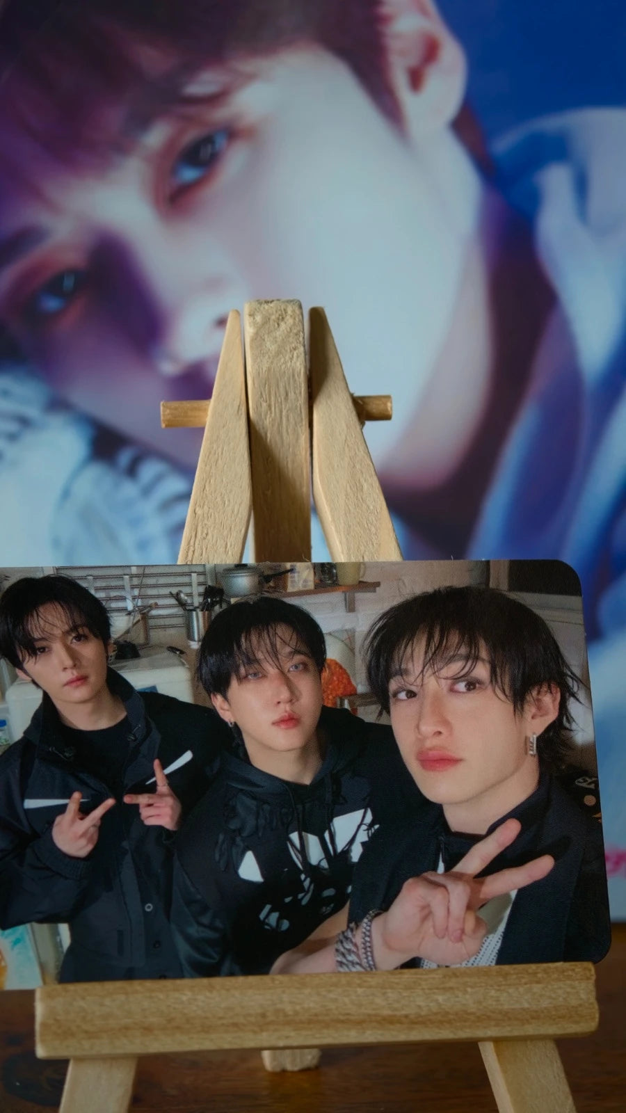 Stray Kids Bang Chan & Lee Know & Changbin KARMA Unit Photocard — front