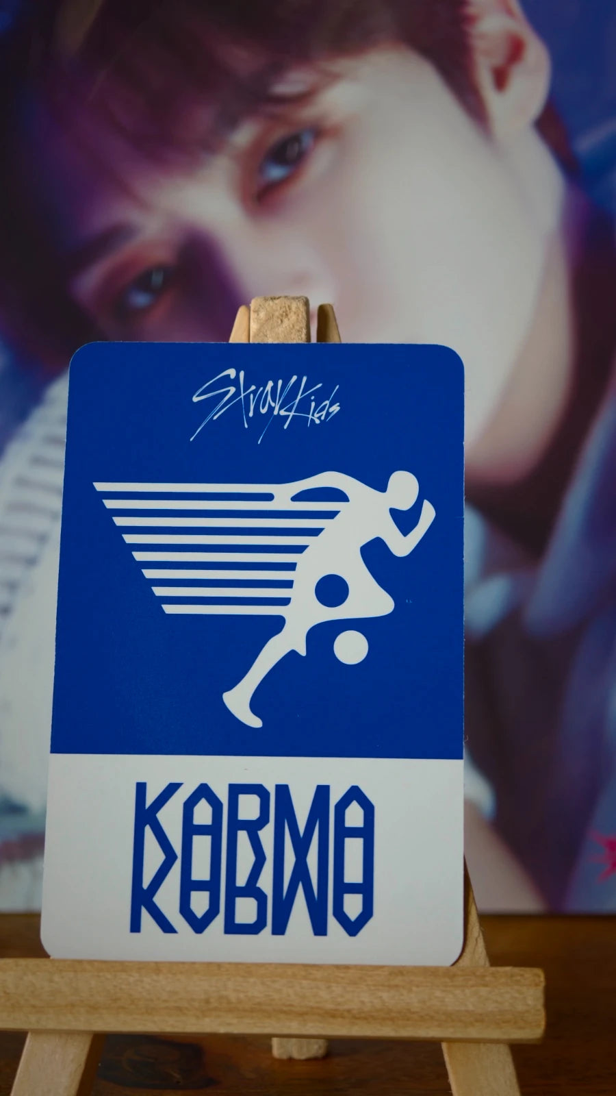 Stray Kids Lee Know KARMA Photocard (Compact Ver.) — reverse