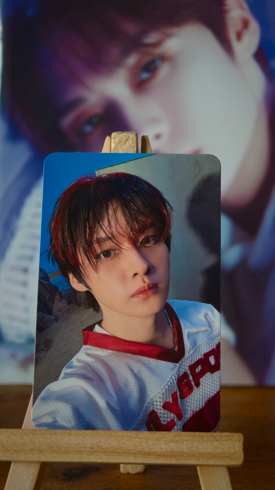 Stray Kids Lee Know KARMA Photocard (Hooray Double-sided) — portrait side