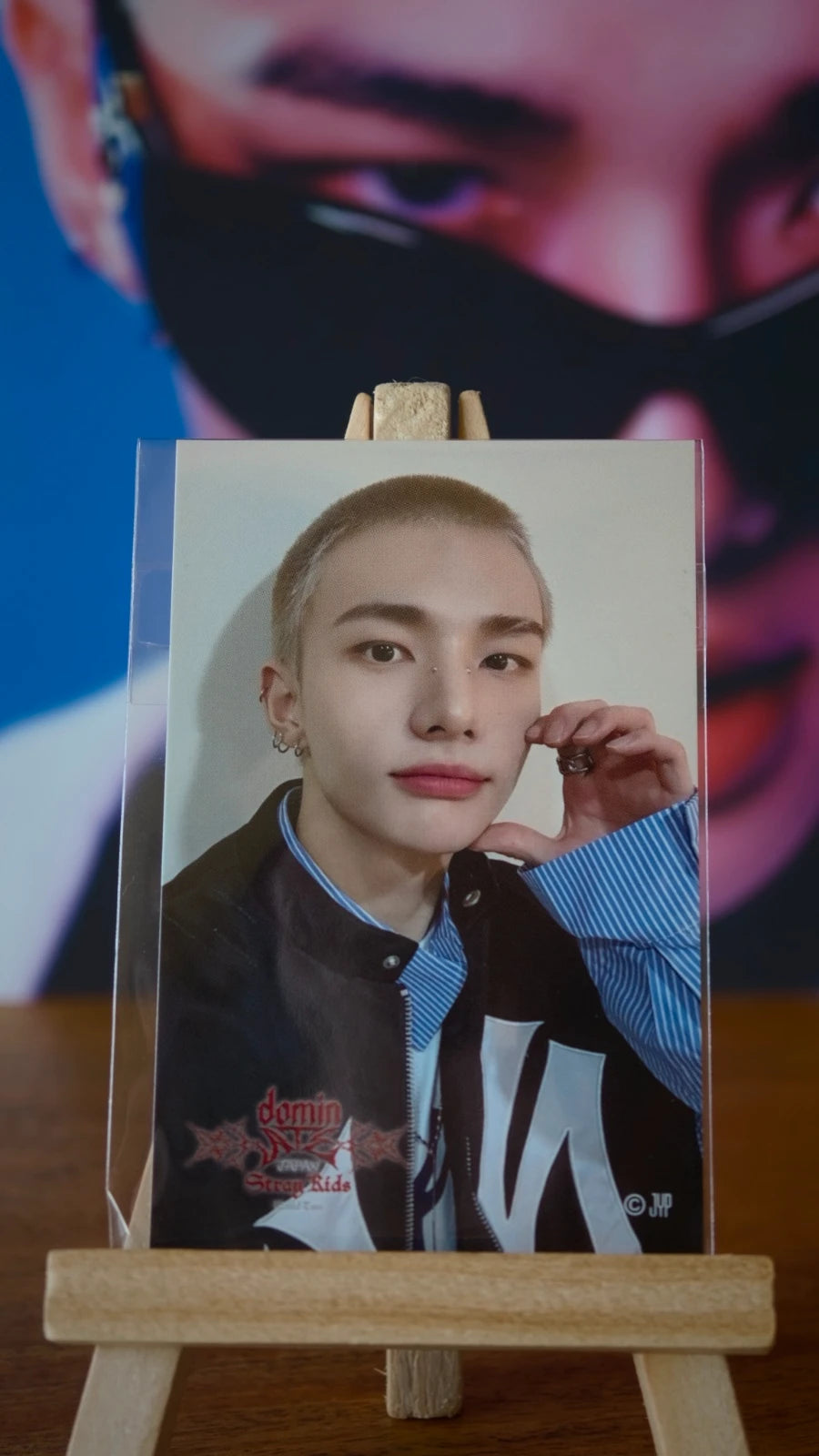 Stray Kids Hyunjin dominATE in Japan Stadium 2025 Photo Sticker (Online Lottery, B Design) — printed photo side