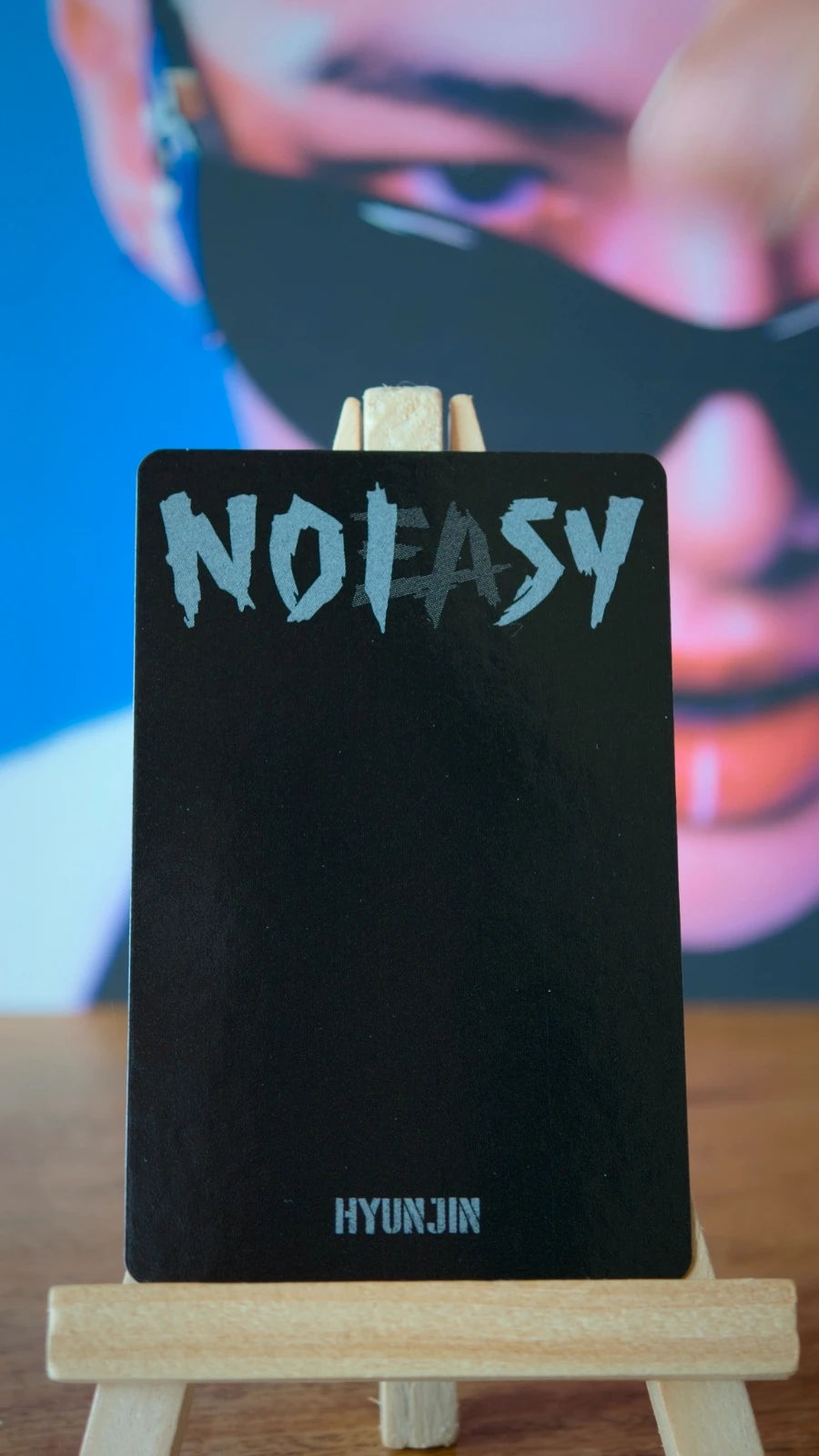 Stray Kids Hyunjin NOEASY Photocard (Limited Ver.) — reverse