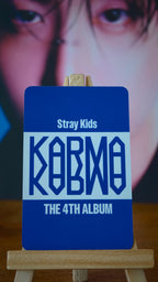 Stray Kids Han KARMA Photocard (Accordion Ver.) — reverse