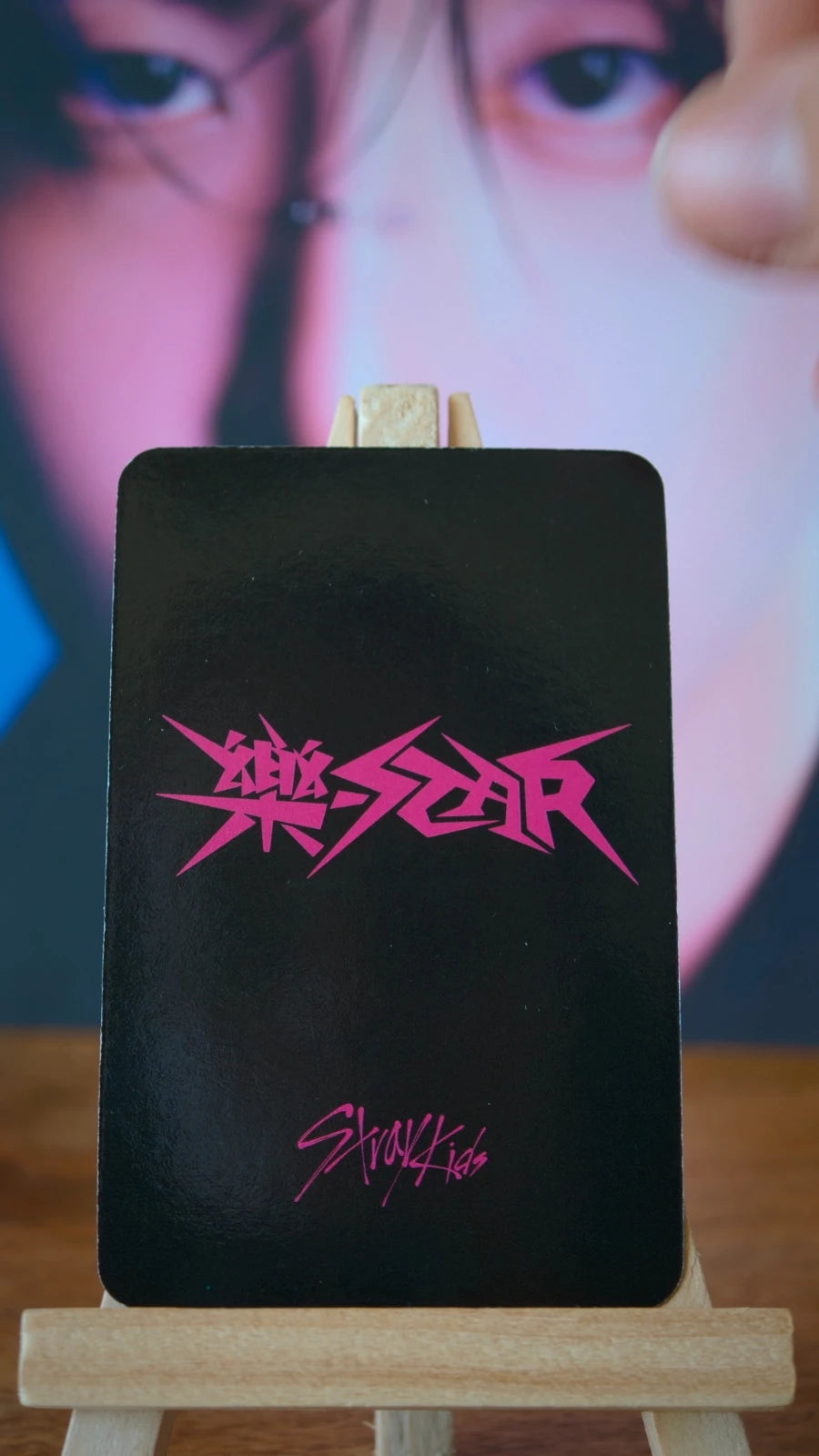 Stray Kids Han ROCK-STAR Photocard (Apple Music POB) — reverse