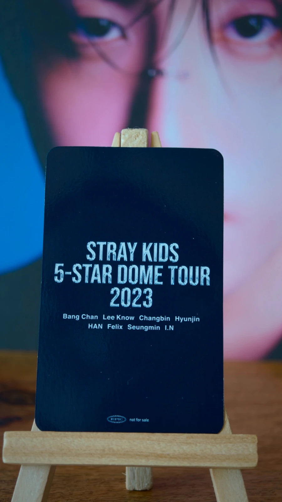 Stray Kids Han 5-STAR Dome Tour 2023 Photocard (Venue Benefit, Osaka, 10 September 2023) — reverse