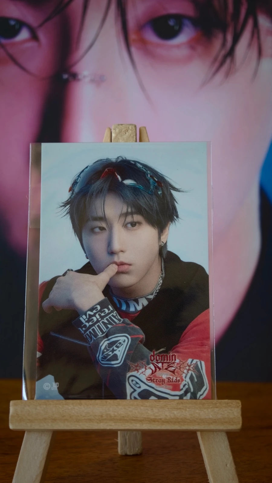 Stray Kids Han dominATE in Japan Stadium 2025 Photo Sticker (Online Lottery, A Design) — printed photo side