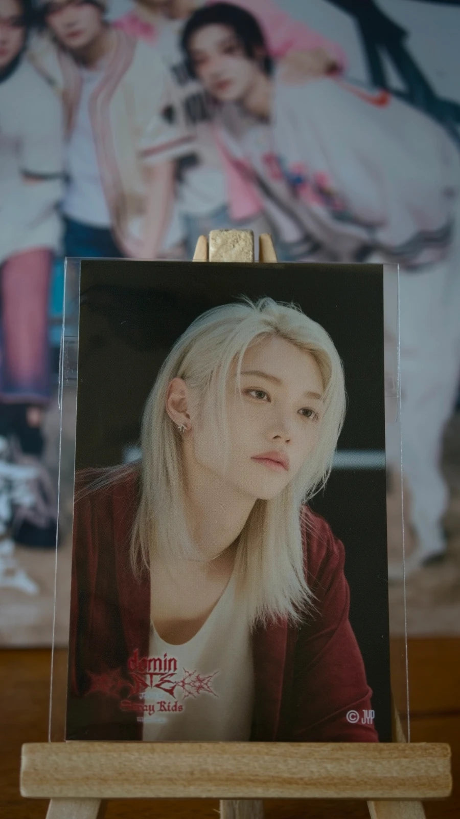 Stray Kids Felix dominATE in Japan 2024 Photo Sticker (Online Lottery) — printed photo side
