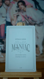 Stray Kids Felix MANIAC ENCORE in Japan Photocard (Photocard Set A) — reverse