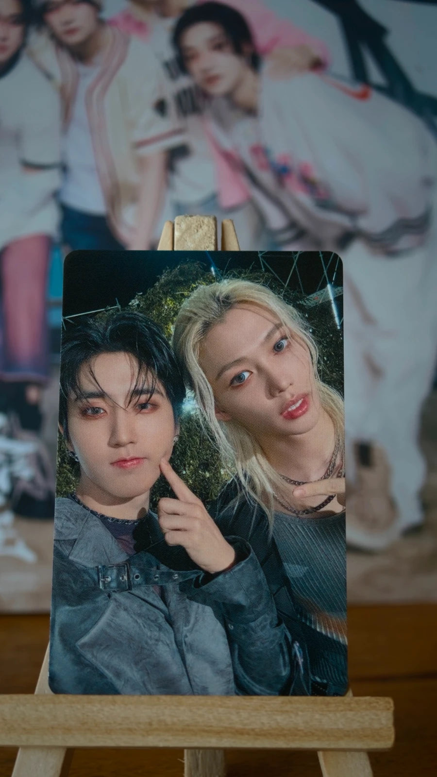 Stray Kids Han & Felix GIANT Unit Photocard (Fanclub POB) — front