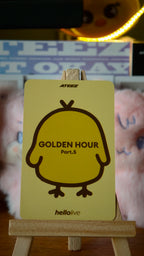 ATEEZ San GOLDEN HOUR : Part.5 Photocard (Hellolive POB), additional view of photocard