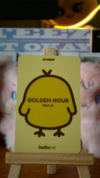ATEEZ Mingi GOLDEN HOUR : Part.5 Photocard (Hellolive POB), additional view of photocard