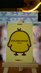 ATEEZ Wooyoung GOLDEN HOUR : Part.5 Photocard (Hellolive POB), additional view of photocard