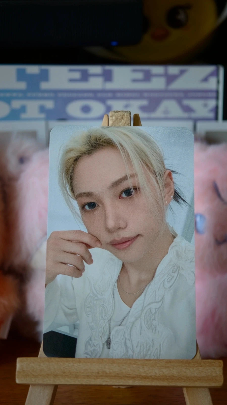 Stray Kids Felix RUN IT Photocard (FANS SHOP Merchandise Benefit) — portrait front design