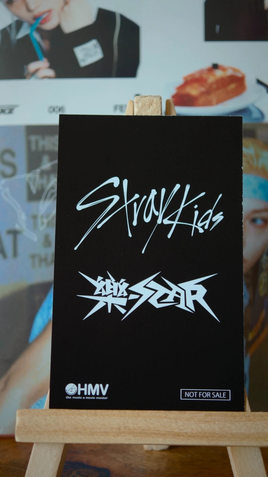 Stray Kids Felix ROCK-STAR Photocard (HMV Lucky Draw Round 1) — reverse