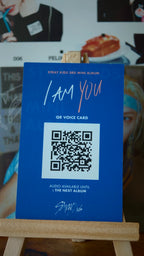 Stray Kids Felix & I.N I am YOU Unit Photocard (QR Voice Card) — reverse