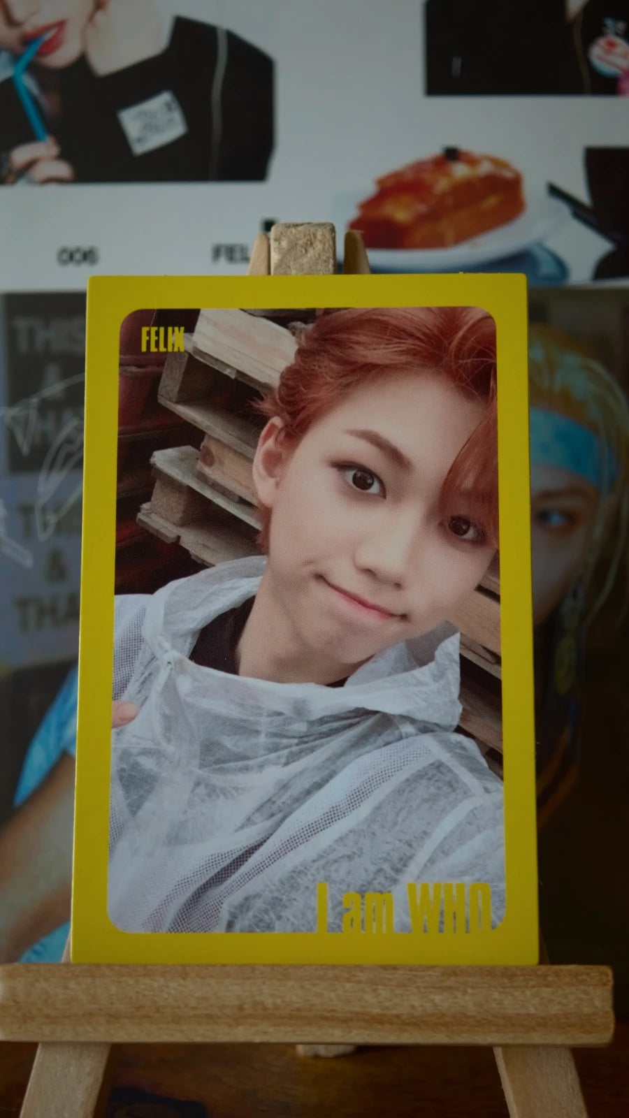 Stray Kids Felix I am WHO Photocard — front