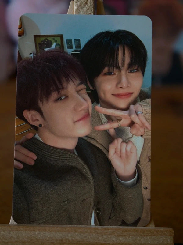 Stray Kids Bang Chan & I.N STAY HIDEOUT Unit Photocard, front