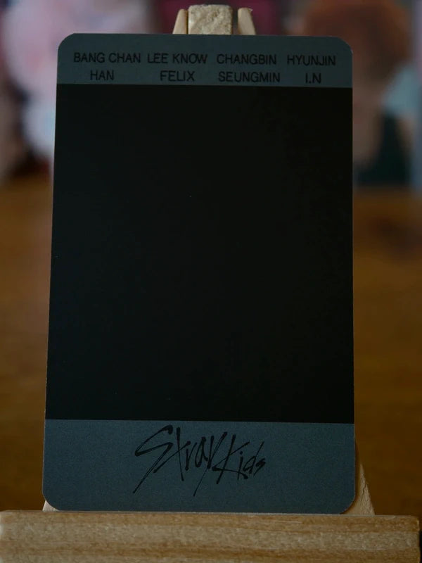 Stray Kids Bang Chan Perfect Day with SKZ Polaroid-style Photocard, reverse